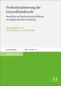 Cover: Professionalisierung der Gesundheitsberufe - Franz Steiner Verlag