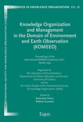 Cover: Knowledge Organization and Management in the Domain of Environment and Earth Observation (KOMEEO) - Ergon