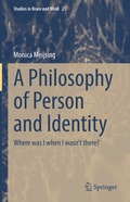 Cover: A Philosophy of Person and Identity - Springer