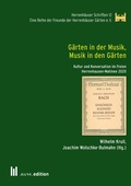 Cover: G&auml;rten in der Musik, Musik in den G&auml;rten - Akademische Verlagsgemeinschaft M&uuml;nchen