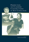 Cover: Perspectives on Classifier Constructions in Sign Languages - Psychology Press Ltd