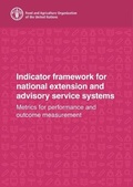 Cover: Indicator framework for national extension and advisory service systems - Food & Agriculture Organization of the United Nations (FAO)