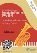 Cover: (tuba part) Sonata in F minor - Contrabass Tuba and Piano - Glissato Edizioni Musicali