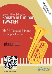 Abbildung von: (piano part) Sonata in F minor- Eb/F Tuba and Piano - Glissato Edizioni Musicali