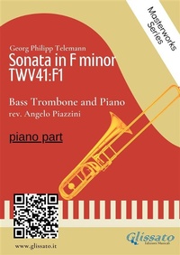 Abbildung von: (piano part) Sonata in F minor - Bass Trombone and Piano - Glissato Edizioni Musicali