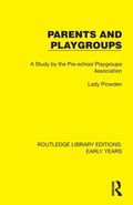 Cover: Parents and Playgroups - Routledge