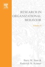 Cover: Research in Organizational Behavior - Elsevier
