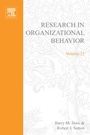 Cover: Research in Organizational Behavior - Elsevier