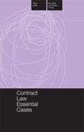Cover: Contract Law Essential Cases - Edinburgh University Press