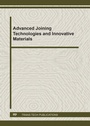 Cover: Advanced Joining Technologies and Innovative Materials - Trans Tech Publications Ltd