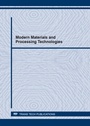 Cover: Modern Materials and Processing Technologies - Trans Tech Publications Ltd