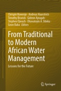 Cover: From Traditional to Modern African Water Management - Springer