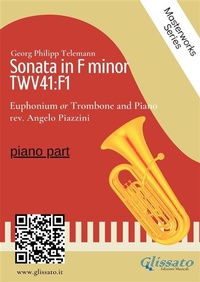 Abbildung von: (piano part) Sonata in F minor - Euphonium or Trombone and Piano - Glissato Edizioni Musicali