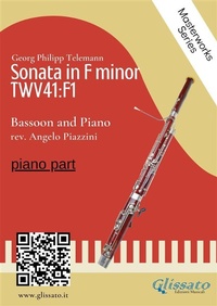 Abbildung von: (piano part) Sonata in F minor - Bassoon and Piano - Glissato Edizioni Musicali