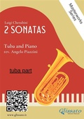 Cover: (tuba part) 2 Sonatas by Cherubini - Tuba and Piano - Glissato Edizioni Musicali