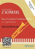 Cover: (trombone part) 2 Sonatas by Cherubini - Bass Trombone and Piano - Glissato Edizioni Musicali