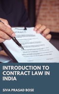 Abbildung von: Introduction to Contract Law in India - Joy Bose