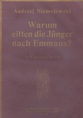 Cover: Warum eilten die J&uuml;nger nach Emmaus? - epubli