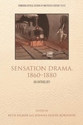 Cover: Sensation Drama, 1860-1880 - Edinburgh University Press