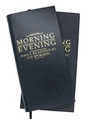 Cover: Morning and Evening Black Leather - Christian Focus Publications Ltd