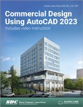 Cover: Commercial Design Using AutoCAD 2023 - SDC Publications