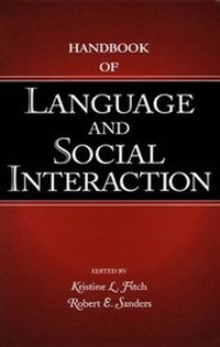 Enlarge image Cover: Handbook of Language and Social Interaction - Psychology Press Ltd