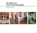 Cover: Der Garten als eine Art Auto betrachtet - Christoph Westermeier