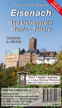Abbildung von: Eisenach - Bad Liebenstein - Ruhla - Tabarz - KKV