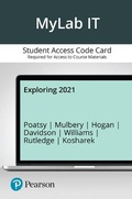 Cover: Mylab It with Pearson Etext -- Access Card -- For Exploring 2021 - Pearson