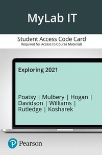 Enlarge image Cover: Mylab It with Pearson Etext -- Access Card -- For Exploring 2021 - Pearson