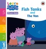 Cover: Learn with Peppa Phonics Level 1 Book 9 - Fish Tanks and The Van (Phonics Reader) - Ladybird