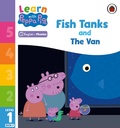 Cover: Learn with Peppa Phonics Level 1 Book 9 - Fish Tanks and The Van (Phonics Reader) - Ladybird