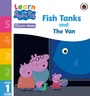 Cover: Learn with Peppa Phonics Level 1 Book 9 - Fish Tanks and The Van (Phonics Reader) - Ladybird