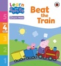 Cover: Learn with Peppa Phonics Level 4 Book 7 - Beat the Train (Phonics Reader) - Ladybird