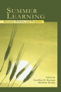 Enlarge image Cover: Summer Learning - Routledge