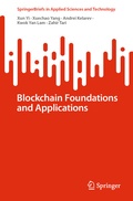 Cover: Blockchain Foundations and Applications - Springer