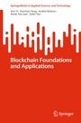 Cover: Blockchain Foundations and Applications - Springer