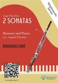 Cover: (bassoon part) 2 Sonatas by Cherubini - Bassoon and Piano - Glissato Edizioni Musicali
