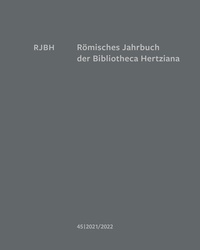 Abbildung von: Römisches Jahrbuch der Bibliotheca Hertziana - Hirmer