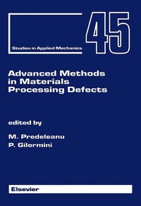 Enlarge image Cover: Advanced Methods in Materials Processing Defects - Elsevier