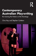 Cover: Contemporary Australian Playwriting - Routledge