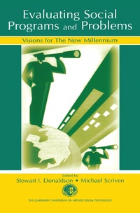 Enlarge image Cover: Evaluating Social Programs and Problems - Routledge