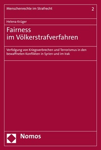 Abbildung von: Fairness im Völkerstrafverfahren - Nomos