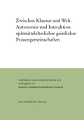Cover: Zwischen Klausur und Welt - Jan Thorbecke Verlag