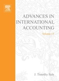 Cover: Advances in International Accounting - Elsevier