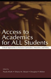 Enlarge image Cover: Access To Academics for All Students - Routledge