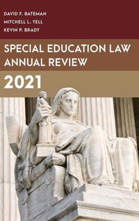 Abbildung von: Special Education Law Annual Review 2021 - Rowman & Littlefield Publishers