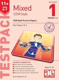 Cover: 11+ Mixed CEM Style Testpack 1 Papers 1-2 - Accelerated Education Publications Ltd