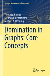 Enlarge image Cover: Domination in Graphs: Core Concepts - Springer