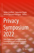 Cover: Privacy Symposium 2022 - Springer